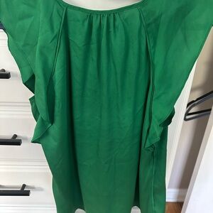 White House Black Market Emerald Top